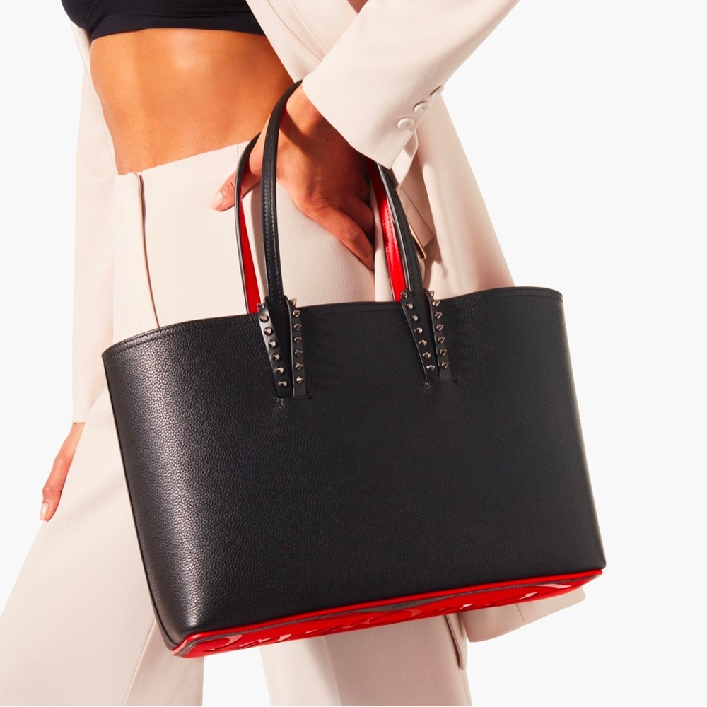 Christian LouBoutin Cabata small
Tote bag - Calf leather - Black & Red